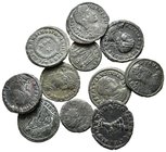 Lot of ca. 11 roman bronze coins / SOLD AS SEEN, NO RETURN!very fine