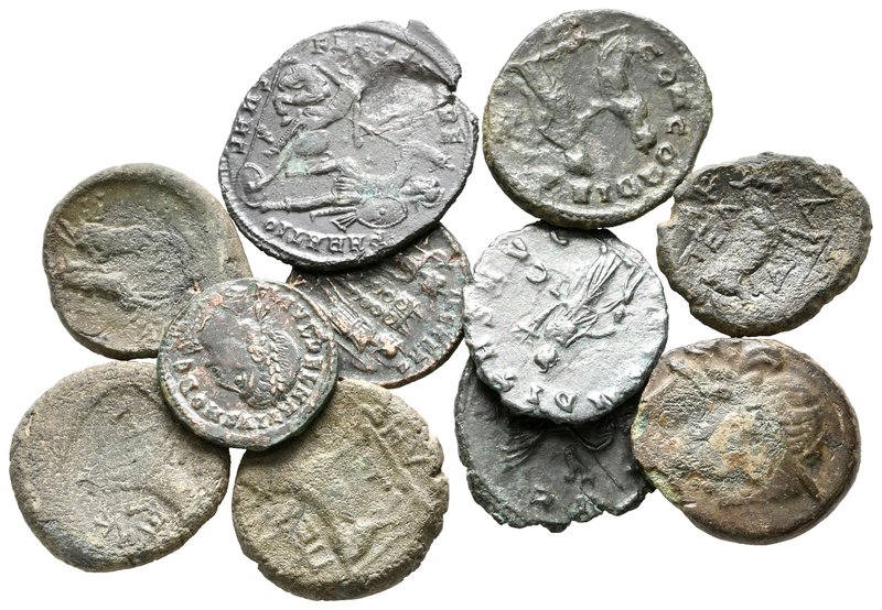 Lot of ca. 11 ancient bronze coins / SOLD AS SEEN, NO RETURN!

very fine
