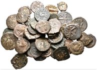 Lot of ca. 41 byzantine bronze coins / SOLD AS SEEN, NO RETURN!very fine