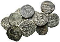 Lot of ca. 11 byzantine bronze coins / SOLD AS SEEN, NO RETURN!very fine