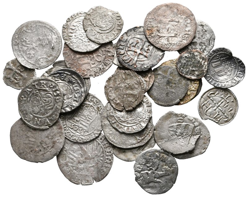 Lot of ca. 31 medieval silver coins / SOLD AS SEEN, NO RETURN!

nearly very fi...