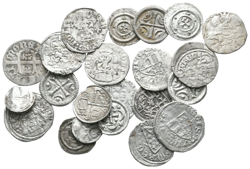 Lot of ca. 22 medieval silver coins / SOLD AS SEEN, NO RETURN!

very fine