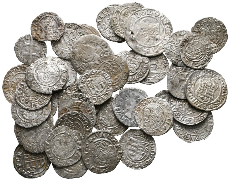 Lot of ca. 45 medieval silver coins / SOLD AS SEEN, NO RETURN!

very fine