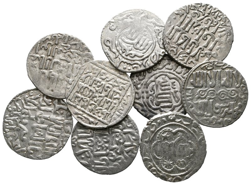 Lot of ca. 9 oriental silver dirhams / SOLD AS SEEN, NO RETURN!

very fine
