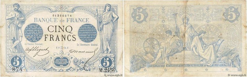 Country : FRANCE 
Face Value : 5 Francs NOIR 
Date : 08 mai 1873 
Period/Prov...