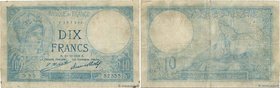 Country : FRANCE 
Face Value : 10 Francs MINERVE Faux 
Date : (1926) 
Period/Province/Bank : Banque de France, XXe siècle 
Catalogue reference : F...