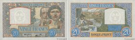 Country : FRANCE 
Face Value : 20 Francs TRAVAIL ET SCIENCE 
Date : 01 août 1940 
Period/Province/Bank : Banque de France, XXe siècle 
Catalogue r...