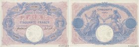 Country : FRANCE 
Face Value : 50 Francs BLEU ET ROSE 
Date : 17 septembre 1915 
Period/Province/Bank : Banque de France, XXe siècle 
Catalogue re...