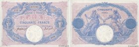 Country : FRANCE 
Face Value : 50 Francs BLEU ET ROSE 
Date : 26 octobre 1916 
Period/Province/Bank : Banque de France, XXe siècle 
Catalogue refe...