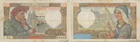 Country : FRANCE 
Face Value : 50 Francs JACQUES CŒUR Petit numéro 
Date : 13 juin 1940 
Period/Province/Bank : Banque de France, XXe siècle 
Cata...
