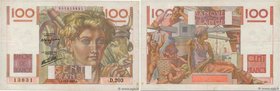 Country : FRANCE 
Face Value : 100 Francs JEUNE PAYSAN Favre-Gilly 
Date : 17 juillet 1947 
Period/Province/Bank : Banque de France, XXe siècle 
C...