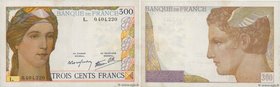 Country : FRANCE 
Face Value : 300 Francs 
Date : (06 octobre 1938) 
Period/Province/Bank : Banque de France, XXe siècle 
Catalogue reference : F....
