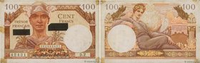 Country : FRANCE 
Face Value : 100 Francs SUEZ 
Date : 1956 
Period/Province/Bank : Trésor 
Catalogue reference : VF.42.01 
Additional reference ...