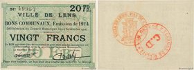 Country : FRANCE regionalism and miscellaneous 
Face Value : 20 Francs 
Date : 14 novembre 1914 
Period/Province/Bank : Nécessités Communes et Vill...
