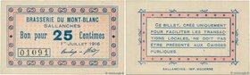 Country : FRANCE regionalism and miscellaneous 
Face Value : 25 Centimes 
Date : 01 juillet 1916 
Period/Province/Bank : Nécessités Communes et Vil...