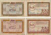 Country : FRANCE regionalism and miscellaneous 
Face Value : 10 et 25 centimes Lot 
Date : 1923 
Period/Province/Bank : Régie des Chemins de Fer de...