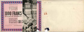 Country : FRANCE regionalism and miscellaneous 
Face Value : 1000 Francs BON DE SOLIDARITÉ 
Date : 1941-1942 
Period/Province/Bank : Deuxième Guerr...