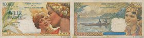 Country : FRENCH EQUATORIAL AFRICA 
Face Value : 1000 Francs Union Française 
Date : (1946) 
Period/Province/Bank : Caisse Centrale de la France d'...