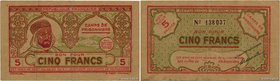 Country : ALGERIA 
Face Value : 5 Francs 
Date : (1943) 
Period/Province/Bank : Camps de prisonniers 
Catalogue reference : K.394 
Additional ref...