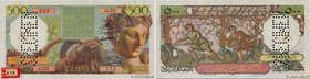 Country : ALGERIA 
Face Value : 500 Francs Spécimen 
Date : (1950) 
Period/Province/Bank : Banque de l'Algérie et de la Tunisie 
Catalogue referen...