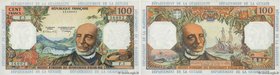 Country : FRENCH WEST INDIES 
Face Value : 100 Francs 
Date : (1967) 
Period/Province/Bank : Institut d'Émission des Départements d'Outre-Mer 
Cat...
