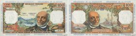 Country : FRENCH WEST INDIES 
Face Value : 100 Francs 
Date : (1967) 
Period/Province/Bank : Institut d'Émission des Départements d'Outre-Mer 
Cat...