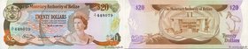 Country : BELIZE 
Face Value : 20 Dollars 
Date : 01 juin 1980 
Period/Province/Bank : The Monetary Authority of Belize 
Catalogue reference : P.4...