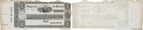 Country : BRAZIL 
Face Value : 2 Mil Reis Spécimen 
Date : 01 juin 1833 
Period/Province/Bank : Thesouro Nacional 
Catalogue reference : P.A220s ...