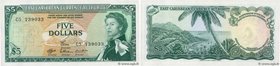 Country : CARIBBEAN 
Face Value : 5 Dollars 
Date : (1965) 
Period/Province/Bank : East Caribbean Currency Authority 
Catalogue reference : P.14f ...