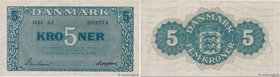 Country : DENMARK 
Face Value : 5 Kroner 
Date : 1944 
Period/Province/Bank : Danmarks Nationalbank 
Catalogue reference : P.35a 
Alphabet - sign...