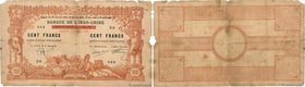 Country : DJIBOUTI 
Face Value : 100 Francs 
Date : 02 janvier 1920 
Period/Province/Bank : Banque de l'Indochine 
Catalogue reference : P.4b 
Ad...