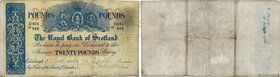 Country : SCOTLAND 
Face Value : 20 Pounds 
Date : 01 juin 1944 
Period/Province/Bank : Royal Bank of Scotland 
Catalogue reference : P.319b 
Alp...