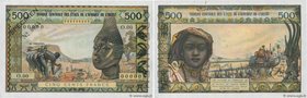 Country : WEST AFRICAN STATES 
Face Value : 500 Francs Spécimen 
Date : (1964) 
Period/Province/Bank : B.C.E.A.O. 
Catalogue reference : P.3s 
Ad...