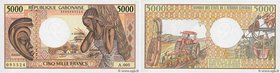 Country : GABON 
Face Value : 5000 Francs 
Date : (1984) 
Period/Province/Bank : Banque des États de l'Afrique Centrale 
Catalogue reference : P.6...