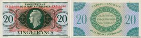 Country : GUADELOUPE 
Face Value : 20 Francs Type anglais 
Date : 02 février 1944 
Period/Province/Bank : Caisse Centrale de la France d'Outre-Mer ...