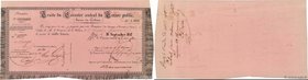 Country : FRENCH GUIANA 
Face Value : 1000 Francs 
Date : 30 septembre 1842 
Period/Province/Bank : Traite 
Catalogue reference : K.252 
Addition...