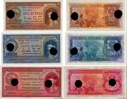 Country : PORTUGUESE INDIA 
Face Value : 10, 20 et 50 Rupias Annulé 
Date : 29 novembre 1945 
Period/Province/Bank : Banco Nacional Ultramarino 
C...