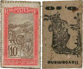 Country : MADAGASCAR 
Face Value : 10 Centimes Zébu 
Date : (1916) 
Period/Province/Bank : Timbre Monnaie 
Catalogue reference : P.23 
Additional...