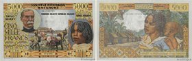 Country : MADAGASCAR 
Face Value : 5000 Francs - 1000 Ariary 
Date : 23 novembre 1955 
Period/Province/Bank : Institut d'émission Malgache 
Catalo...
