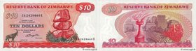 Country : ZIMBABWE 
Face Value : 10 Dollars 
Date : 1982 
Period/Province/Bank : Reserve Bank of Zimbabwe 
French City : Harare 
Catalogue refere...