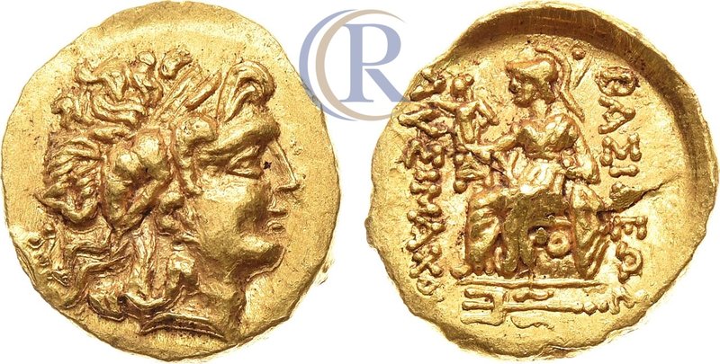Greek. Thrace. Kallatis. AV Stater. 88-86 BC.
Gold. 8,31g. Av: Diademe head of ...