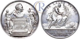 German States. Kingdom of Prussia. King Friedrich II the Great. Medal 1779 in memory of the Treaty of Teschen.
Silver. 28,21g. Diameter 43 mm. Berlin...