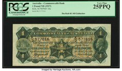 Australia Commonwealth Bank of Australia 1 Pound ND (1927) Pick 16c R26 PCGS Very Fine 25PPQ. 

HID09801242017