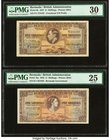 Bermuda Bermuda Government 5 Shillings 1937; 1952 Pick 8b; 18a Two Examples PMG Very Fine 30; Very Fine 25. 

HID09801242017