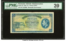 Bermuda Bermuda Government 1 Pound 17.2.1947 Pick 16 PMG Very Fine 20. 

HID09801242017