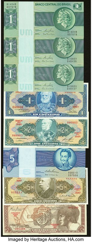 A Varied Selection of Forty Notes from Brazil. Choice About Uncirculated-Choice ...