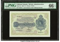 Falkland Islands Government of the Falkland Islands 1 Pound 15.6.1982 Pick 8e PMG Gem Uncirculated 66 EPQ. 

HID09801242017