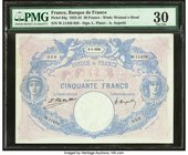 France Banque de France 50 Francs 9.1.1925 Pick 64g PMG Very Fine 30. Minor rust.

HID09801242017