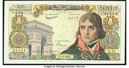 France Banque de France 100 Nouveaux Francs 1.9.1960 Pick 144a Very Fine. 

HID09801242017