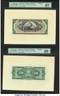 Honduras Banco Atlantida 20 Lempiras ND (1932-45) Pick S125fp; S125bp Front And Back Proofs PMG Superb Gem Unc 67 EPQ; Superb Gem Unc 68 EPQ. 

HID098...